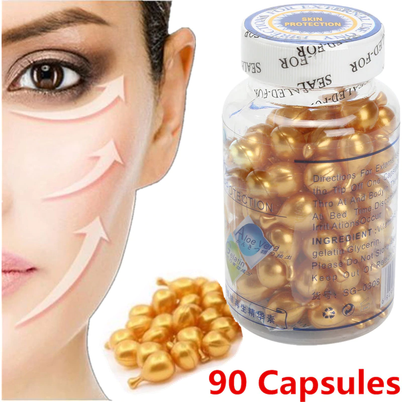 Vitamin-E Extract Face Cream Capsules Set