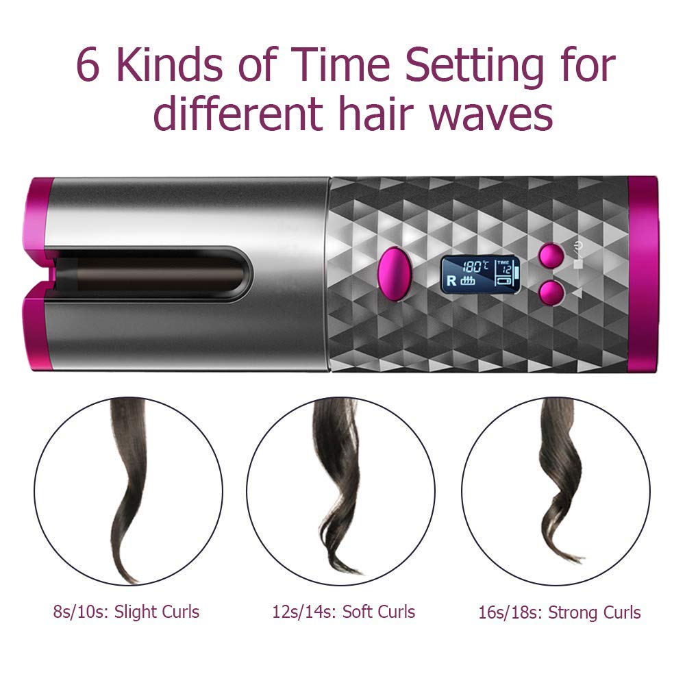 Auto-Rotating Ceramic Hair Curler - FREE SHIPPING!