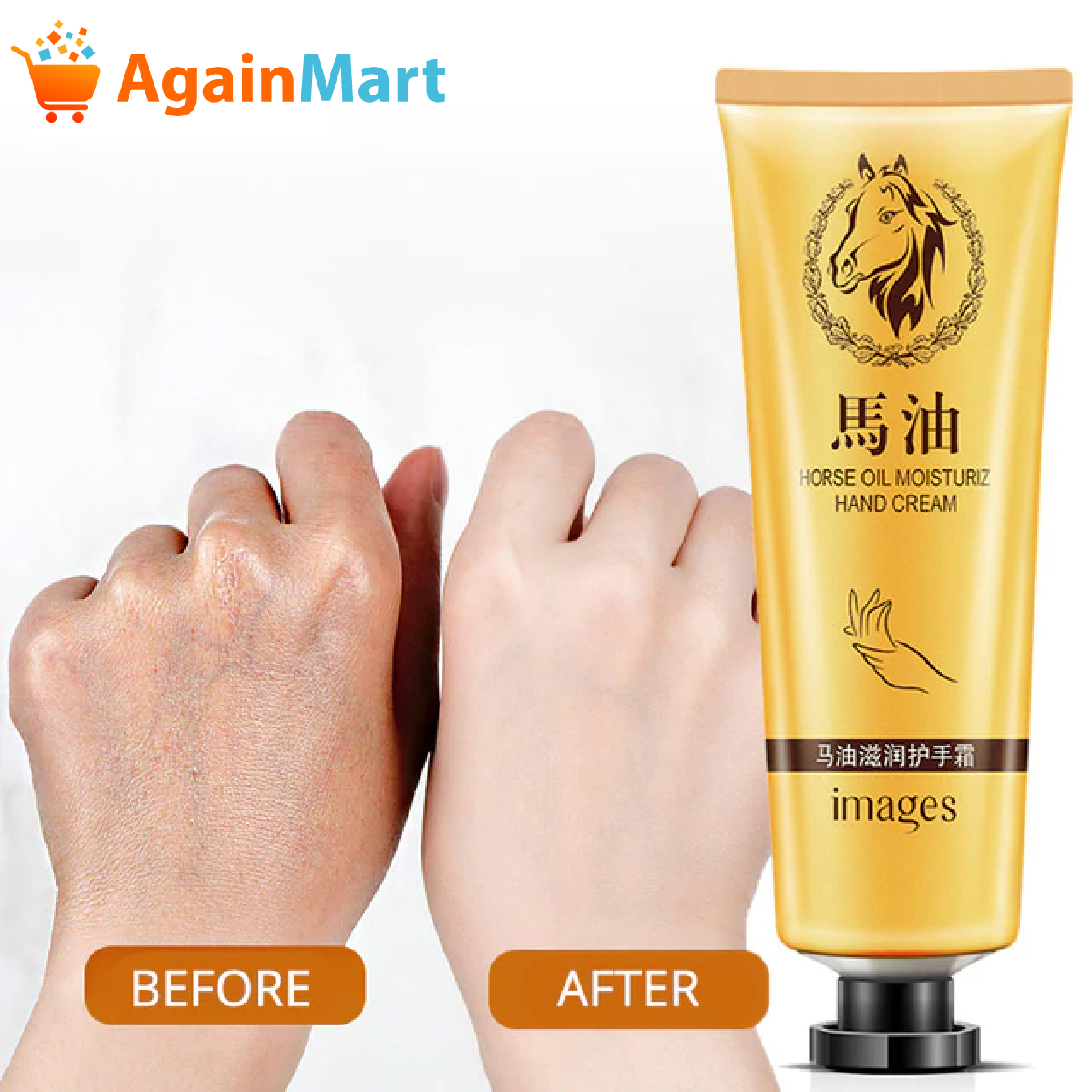 Horse Oil Moisturizer Hand Cream