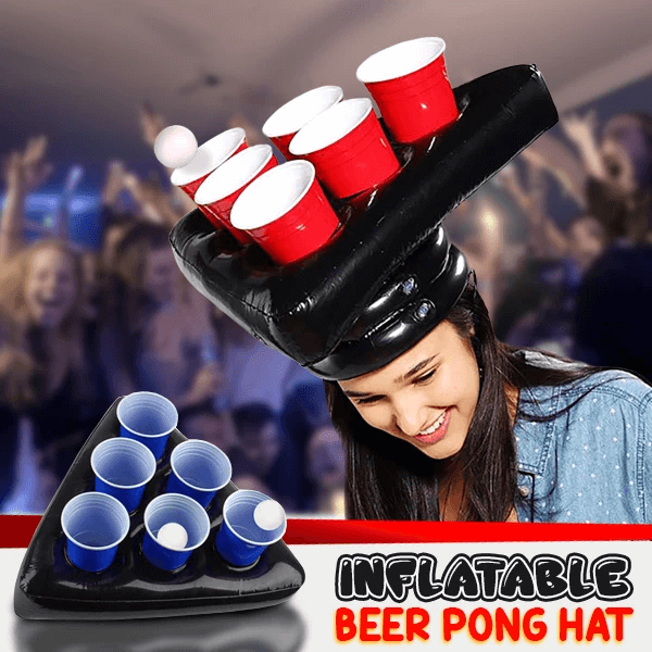 Inflatable Beer Pong Hat