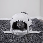 Soft Pet Cushion Dog House Shark