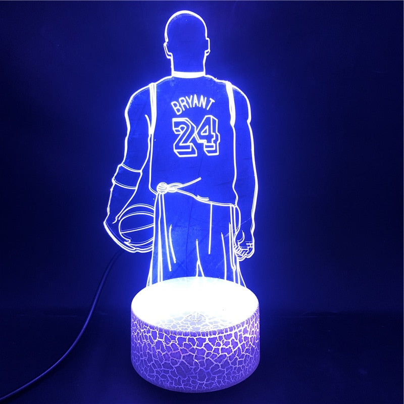 Kobe Bryant 3D Night Light Lamp