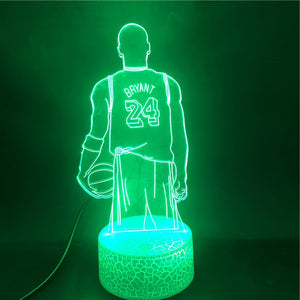 Kobe Bryant 3D Night Light Lamp